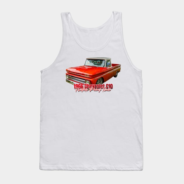 1966 Chevrolet C10 Fleetside Pickup Truck Tank Top by Gestalt Imagery